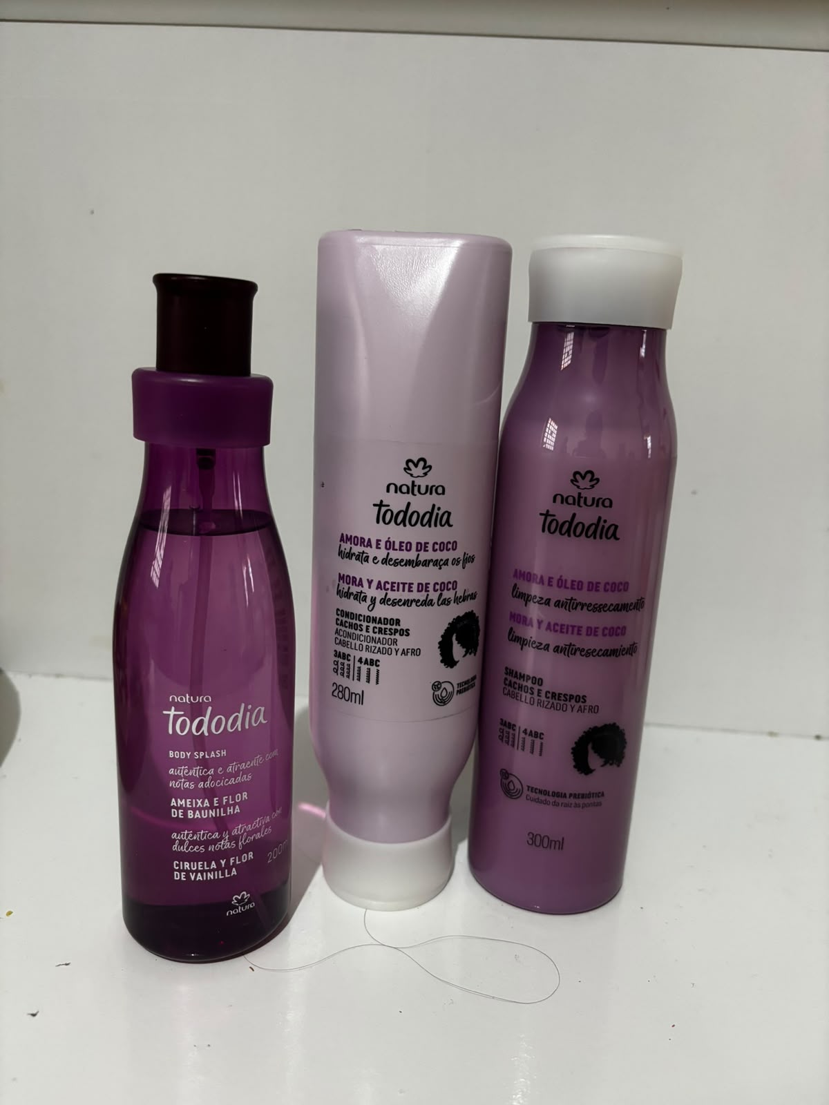 Kit Natura Tododia Amora e Óleo de Coco Body Splash